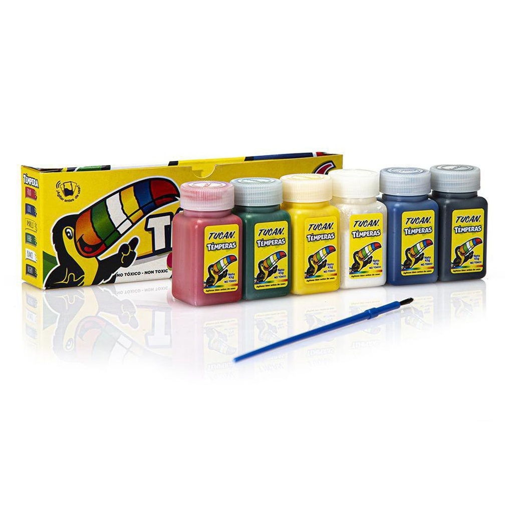TEMPERA TUCAN CLASICA 6 COLORES
