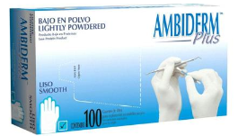 CAJA DE GUANTES LATEX DE 100 UNIDADES