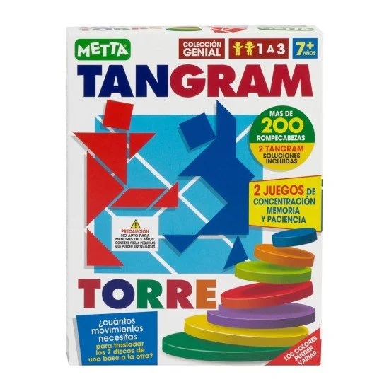 JUEGO METTA TANGRAM TORRE