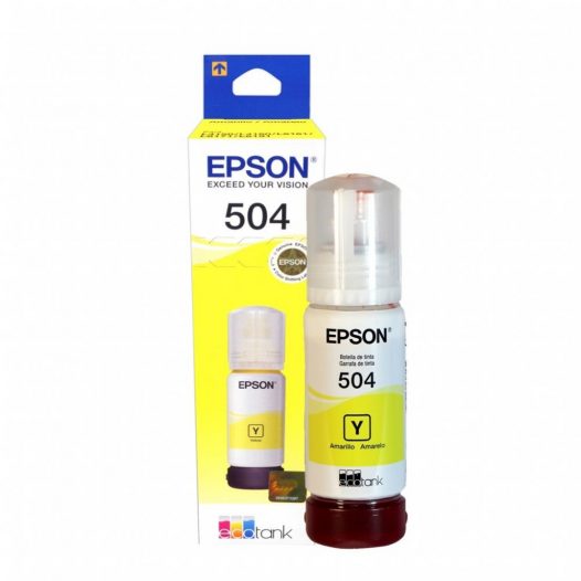 BOTELLA DE TINTA EPSON T504 AMARILLO 70ML