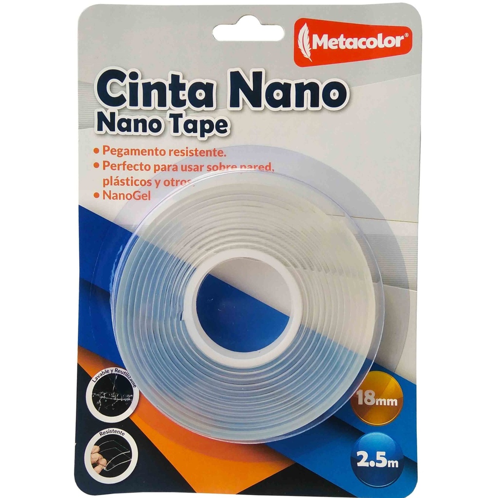 CINTA ADHESIVA DOBLE CARA 182MM X 2.5M