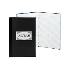 LIBROS DE ACTAS 200 HOJAS EMPASTADO