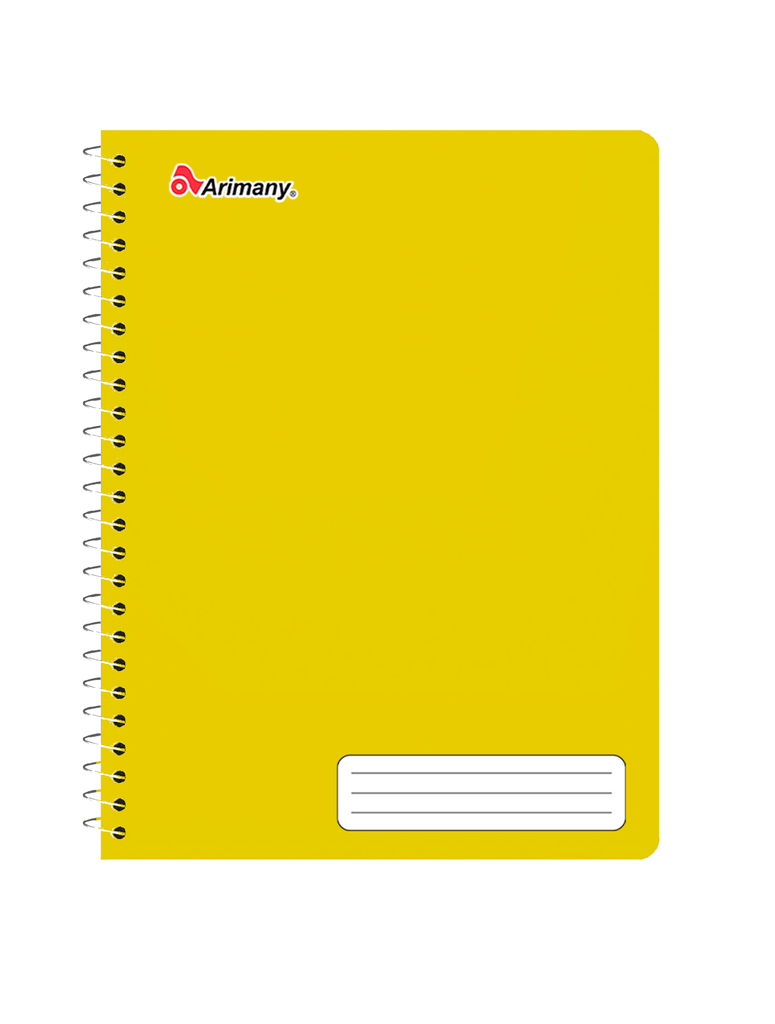 CUADERNO ESPIRAL 70 HOJAS ARIMANY CON DISEÑO