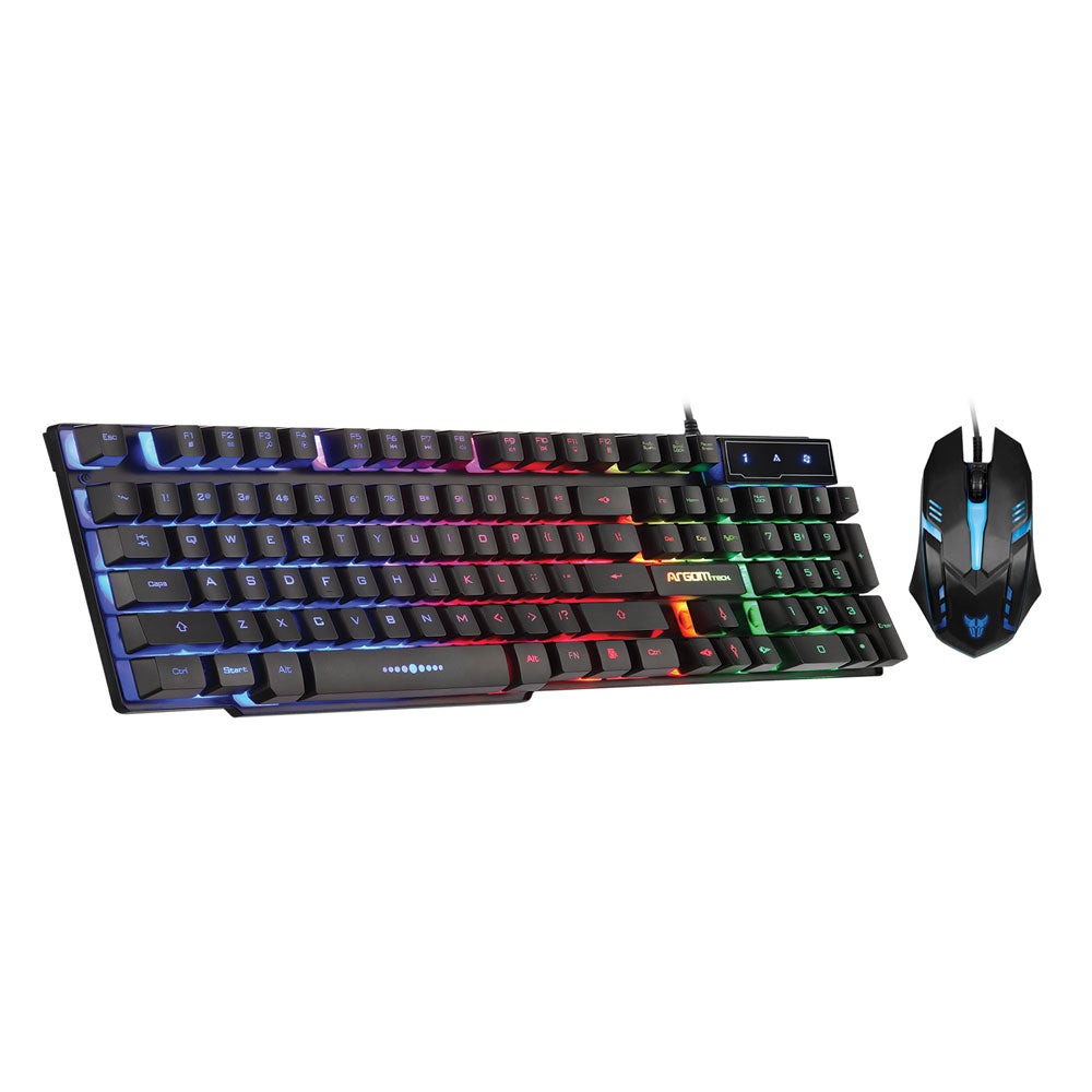 TECLADO Y MOUSE ARGOM ARG-KB-2051BK GAMING