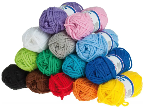 BOLAS DE LANA VARIOS COLORES