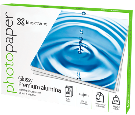 PAPEL FOTO GLOSSY KLIP XTREME 4X6 60 UNIDADES