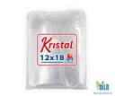 BOLSA DE CRISTAL 12X18 100U