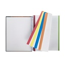 CUADERNO ESPIRAL DOBLE ANILLO 150 HOJAS C/LINEA C/CUADROS CONCEPT D'LUXE MULTIMATERIA