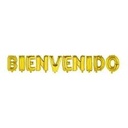 LETRAS DE BIENVENIDO INFLABLE DORADO