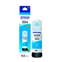 BOTELLA DE TINTA EPSON T504 CIAN 70ML