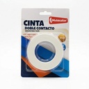 CINTA ADHESIVA DOBLE CARA 18mmx2.5m