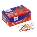 CLIPS STANDARD FAST COLORES JUMBO CAJA 100U