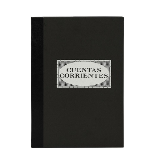 LIBROS DE CUENTAS CORRIENTES 100 HOJAS 3 COLUMNAS  EMPASTADO